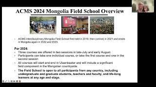 Mongolia Field School 2024 - Informational Webinar 2