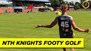 Northern Knights Top Draft Prospects take on Footy Golf!