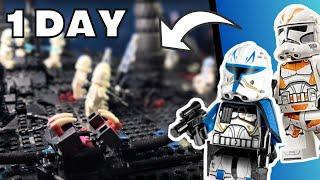 We Built a Lego Star Wars MOC in 1 Day!!
