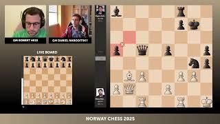Magnus vs. Hikaru | GM Hess & GM Naroditsky cover Norway Chess Day 2