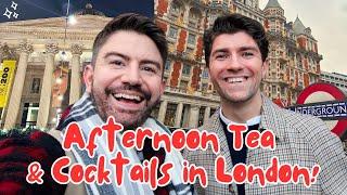 Harvey Nichols Afternoon Tea & Trafalgar Square! Christmas Cocktails in London | Mr Carrington