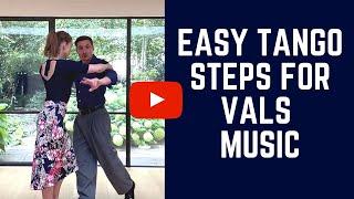 Tango Vals steps: an easy "cadena" (for the tango vals)