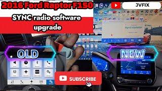 How to update SYNC 3 software on 2016 Ford Raptor F150 or any ford with radio touch screen easy!