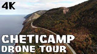 CHÉTICAMP DRONE TOUR - Autumn in the Cape Breton Highlands 4k