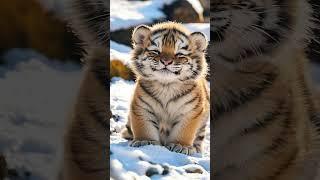 Do Tiger Cubs Enjoy Being Tickled? #tiger#shorts#nature#funny#cute