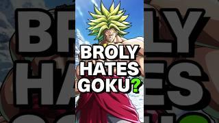 Why does Broly hate Goku?! | Dragon Ball Super #shorts