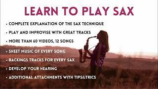 Demo tracks online course Learn to Play Sax!