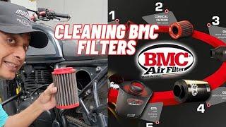 BMC Air Filter Cleaning - Royal Enfield Himalayan Filter