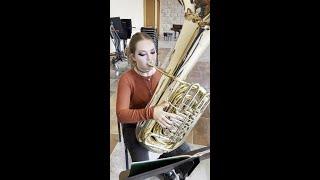 Tuba Christmas rehearsal video