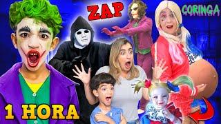 O ZAP INVADIU NOSSA CASA COM ARLEQUINA GRÁVIDA TEVE UM BEBE E ADOTAMOS O FILHO DO CORINGA - RESUMO