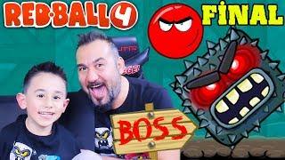 REDBALL 4 BİTTİ! EN SON BÜYÜK BOSS! | REDBALL 4 MAĞARALAR FİNAL!