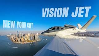 I flew my Vision Jet LOWER than BUILDINGS!