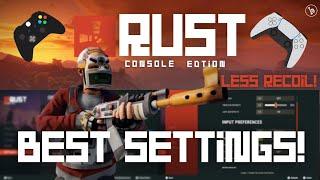 Rust Console Editon Best Settings In 2023! - BETTER AIM AND LESS RECOIL