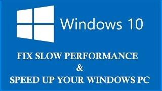 Windows 10: How to fix slow performance issue after free update