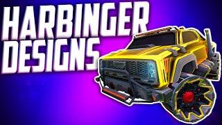 Best HARBINGER GXT Car Designs In Rocket League! 