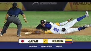 Highlights:  Japan vs Colombia  - WBSC U-15 Baseball World Cup - Opening Round