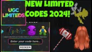 (NEW) LIMITED UGC Codes 2024!! Free Limited UGC Items !!!GET NOW!!!!!