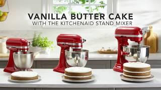 Vanilla Butter Cake Recipe with the KitchenAid® Stand Mixer