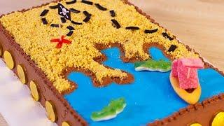 Gâteau d'anniversaire Pirate / Carte aux trésors