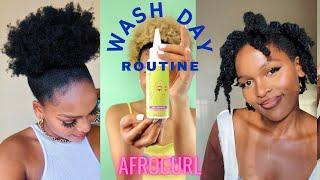 4C NATURAL HAIR WASH DAY ROUTINE | AFROCURL | 4C HAIR | 2022