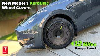 2024 Tesla Model Y Aero Disc Wheel Cover / 12 Miles Range Boost! #tesla