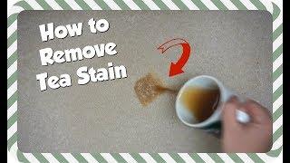 How to Remove Tea Spill Stain | Stain Fu Holidays