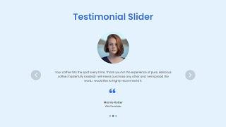 How to Make Responsive Testimonial Slider in HTML CSS & JavaScript | SwiperJs