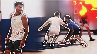 Mic'd UP Against MAXISNICEE, WHITE IVERSON, & MORE  5v5 JLawBball Influencer runs!