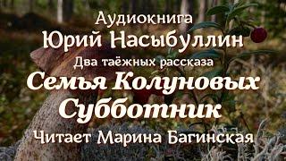 Аудиокнига Юрий Насыбуллин 2 таёжных рассказа "Семья Колуновых"и"Субботник"  Читает М.Багинская.