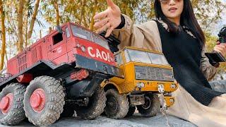 Cross Rc BC8 vs DC8, Hot Girl Tests The Power Of Military 8x8 Rc | RC ViN CARS