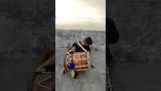 [New dhol pattern just try ️bhul chuk mafh ] Chirag barot dhol player ️