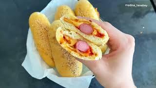 Сосиски в тесте с сыром в духовке