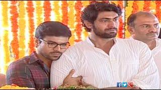 Ram Charan Pay Homage To Dr.D.Ramanaidu - RIP