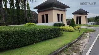 Pattaya Thailand 4k Chinese Lake Pavilion, Wat Yannasangwararam, Khao Chi Chan Buddha Scooter Tour