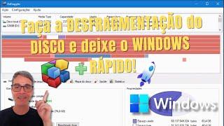 Faça a DESFRAGMENTAÇÃO do DISCO e deixe o WINDOWS MAIS RÁPIDO!