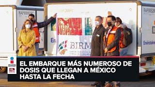 Llega a México embarque de un millón de vacunas chinas Sinovac/ RESUMEN