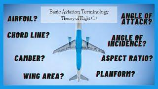 Basic Aviation Terminology | Theory of Flight 1 ️️