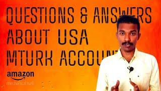 Questions and Answers about USA Mturk Account in Tamil