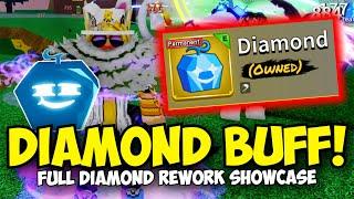 New Diamond Fruit Buff Rework is ACTUALLY GOOD NOW!  Full Blox Fruits Showcase