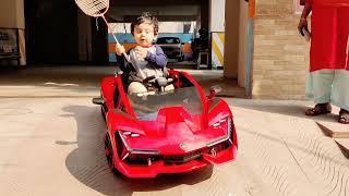 Lamborghini Happy New Year Car Ride by Afraz Rasan | Baby Car | Doll