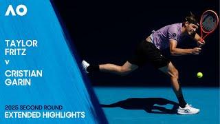 Taylor Fritz v Cristian Garin Extended Highlights | Australian Open 2025 Second Round