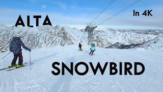 Snowbird/Alta IN 4K | 2020 IKON Rockies Ski Trip #3