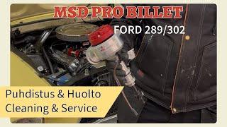 MSD Billet Virranjakajan Puhdistus & Huolto - Distributor Cleaning & Service #msd #mustang