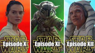 Star Wars Episode 10, 11, & 12 REVEALED By Daisy Ridley?? 3 NEW TRILOGIES?