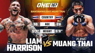 The WILDEST Round In Muay Thai  Liam Harrison vs. Muangthai