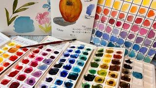 REVIEW: Da Vinci Sample Dot Set of 110 Watercolors! Are These My New Favorite Paints?