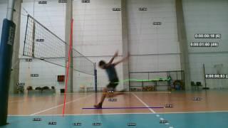 salto de voleibol