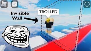 ROBLOX Troll Obby Experience in Obby Creator (FUNNY MOMENTS)