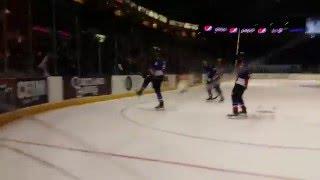 Youngstown Phantoms #24 Jason Cotton scores a GW goal 2/6/16 vs Tri-City