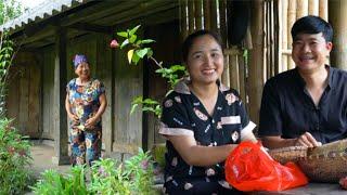 Mom was happy to see Chieu - family reunion - a warm meal filled with joy